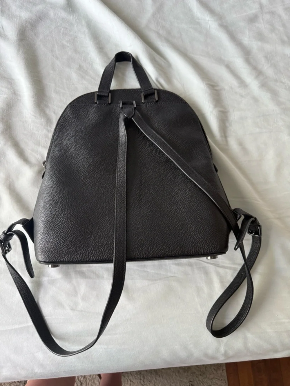 Michael Kors Black Leather Men's Belt Bag with Front Pocket - Picture 3 of 5